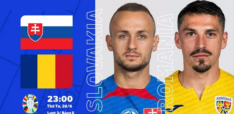 Soi kèo trận đấu Slovakia vs Romania