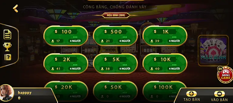 Sắp xếp lại thứ tự kết hợp thẻ chơi